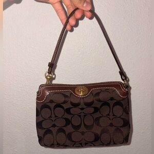 Brown Mini Coach Bag